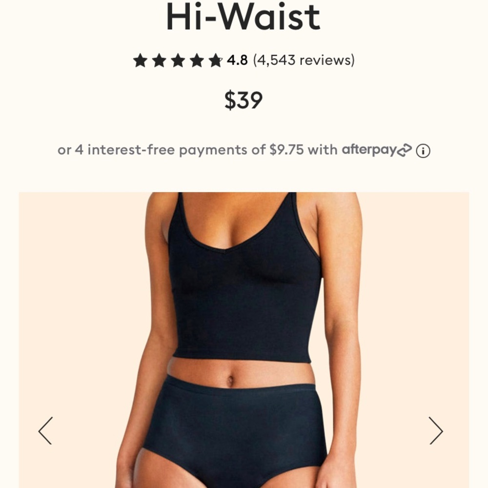 SPEAX by Thinx Hi-Waist Women Incontinence Underwear – Leak Proof, Breathable L